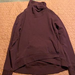 Dark red lululemon sweatshirt